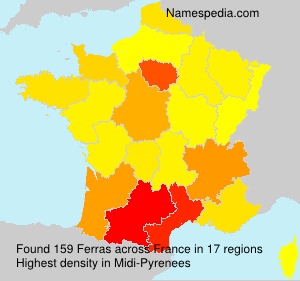 Surname Ferras in France Surname Ferras in France