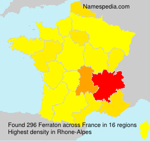 Surname Ferraton in France Surname Ferraton in France