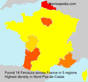 Surname Ferrazza in France Surname Ferrazza in France
