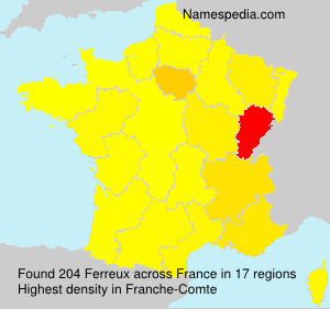 Surname Ferreux in France Surname Ferreux in France