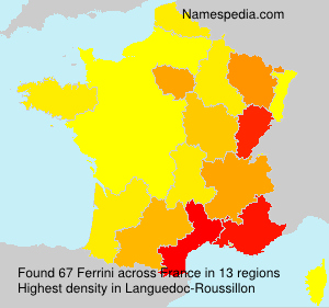 Surname Ferrini in France Surname Ferrini in France
