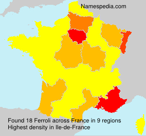 Surname Ferroli in France Surname Ferroli in France