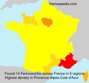 Surname Ferrovecchio in France Surname Ferrovecchio in France