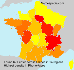 Surname Fertier in France Surname Fertier in France