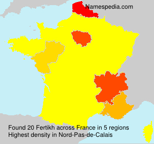 Surname Fertikh in France Surname Fertikh in France