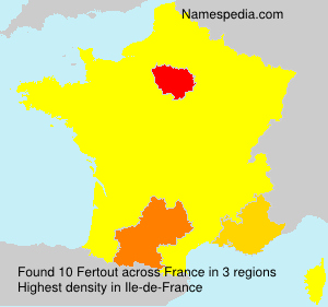 Surname Fertout in France Surname Fertout in France