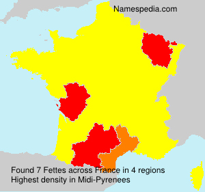 Surname Fettes in France Surname Fettes in France