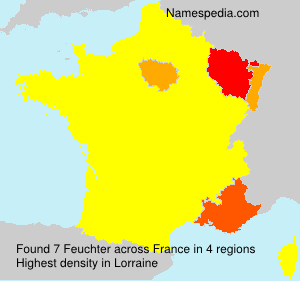 Surname Feuchter in France Surname Feuchter in France
