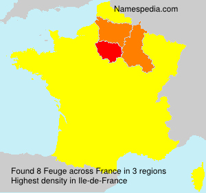 Surname Feuge in France Surname Feuge in France