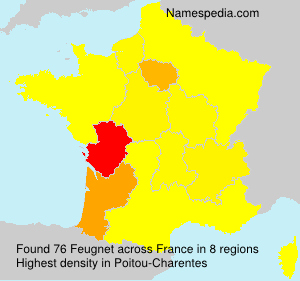 Surname Feugnet in France Surname Feugnet in France