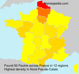 Surname Feutrie in France Surname Feutrie in France