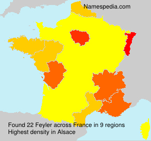 Surname Feyler in France Surname Feyler in France