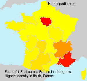 Surname Fhal in France Surname Fhal in France