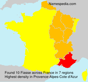 Surname Fiasse in France Surname Fiasse in France