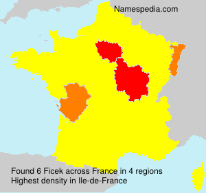 Surname Ficek in France Surname Ficek in France