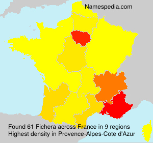 Surname Fichera in France Surname Fichera in France