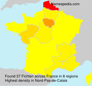 Surname Fichten in France