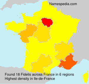 Surname Fidelis in France Surname Fidelis in France