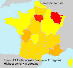 Surname Fidler in France Surname Fidler in France