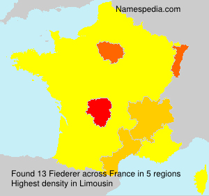 Surname Fiederer in France Surname Fiederer in France