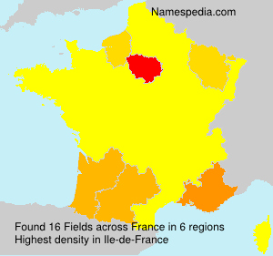 Surname Fields in France Surname Fields in France