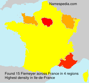 Surname Fiemeyer in France Surname Fiemeyer in France