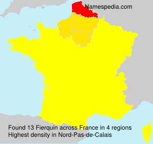 Surname Fierquin in France Surname Fierquin in France