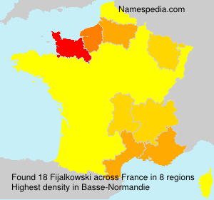 Surname Fijalkowski in France Surname Fijalkowski in France