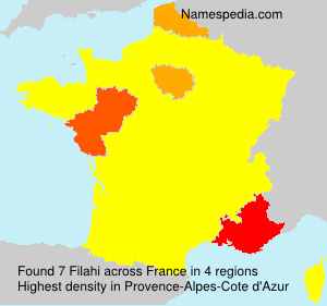 Surname Filahi in France Surname Filahi in France