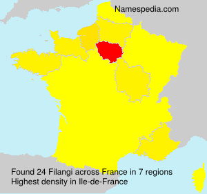 Surname Filangi in France Surname Filangi in France