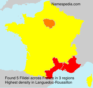 Surname Filidei in France Surname Filidei in France