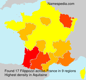 Surname Filippozzi in France Surname Filippozzi in France