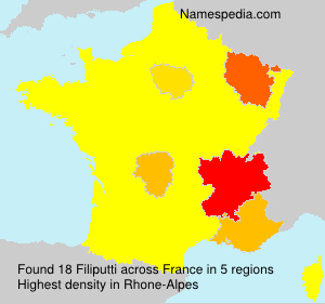 Surname Filiputti in France Surname Filiputti in France