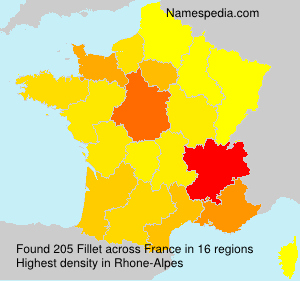 Surname Fillet in France Surname Fillet in France