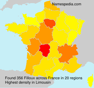 Surname Filloux in France Surname Filloux in France