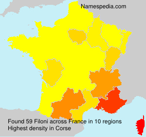 Surname Filoni in France Surname Filoni in France