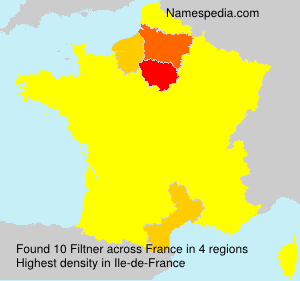 Surname Filtner in France Surname Filtner in France