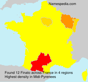 Surname Finato in France Surname Finato in France