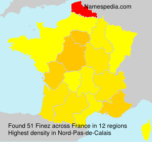 Surname Finez in France Surname Finez in France