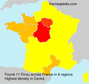 Surname Finou in France Surname Finou in France
