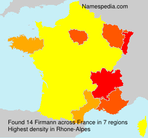 Surname Firmann in France Surname Firmann in France
