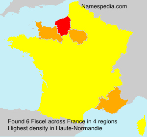 Surname Fiscel in France Surname Fiscel in France