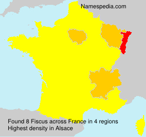 Surname Fiscus in France Surname Fiscus in France