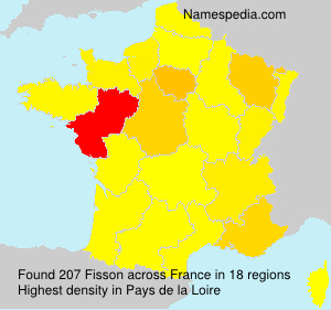 Surname Fisson in France Surname Fisson in France