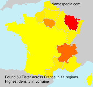 Surname Fister in France Surname Fister in France