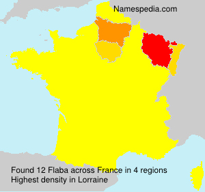 Surname Flaba in France Surname Flaba in France