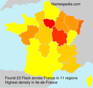 Surname Flack in France Surname Flack in France