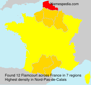 Surname Flamcourt in France Surname Flamcourt in France