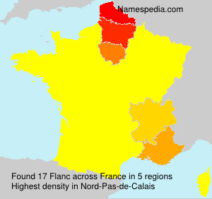 Surname Flanc in France Surname Flanc in France