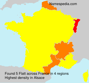Surname Flatt in France Surname Flatt in France